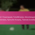 3-2-4-1 Στρατηγικές Τοποθέτησης: Αποτελεσματική Απόσταση, Πρότυπα Κίνησης, Τακτική Συνείδηση